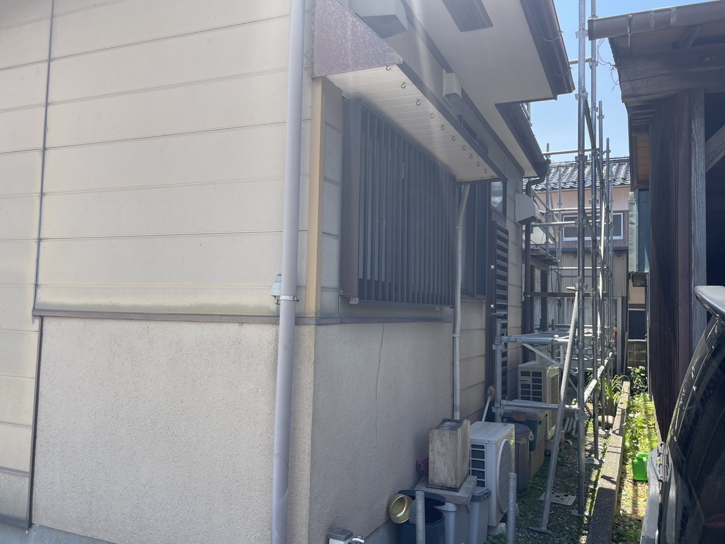 足場設置の様子2