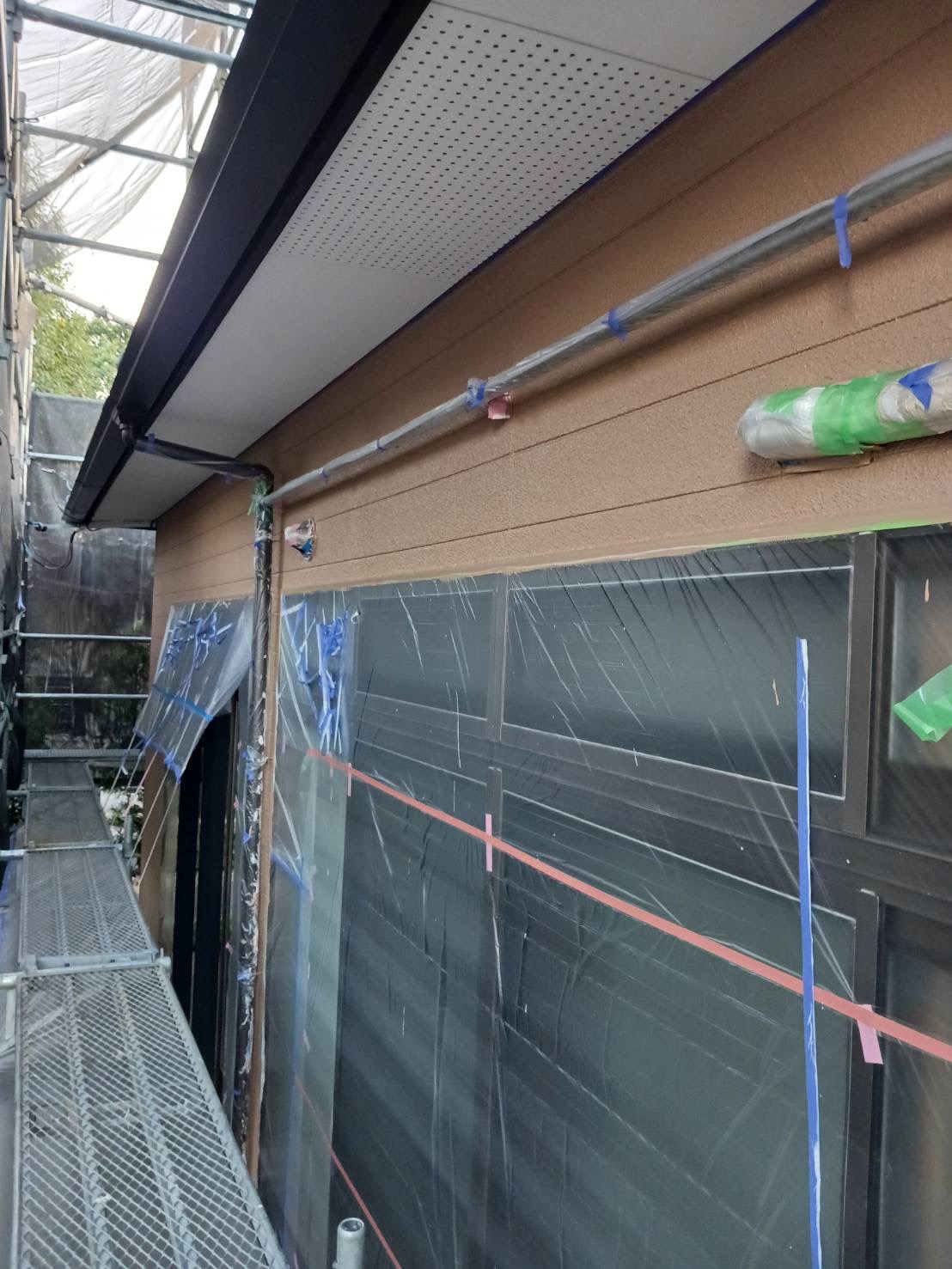 外壁塗装の様子2